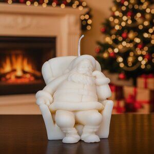 Napping Santa  Candles